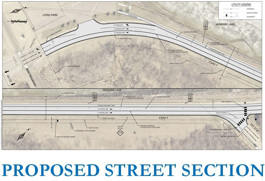 proposed street section 1
